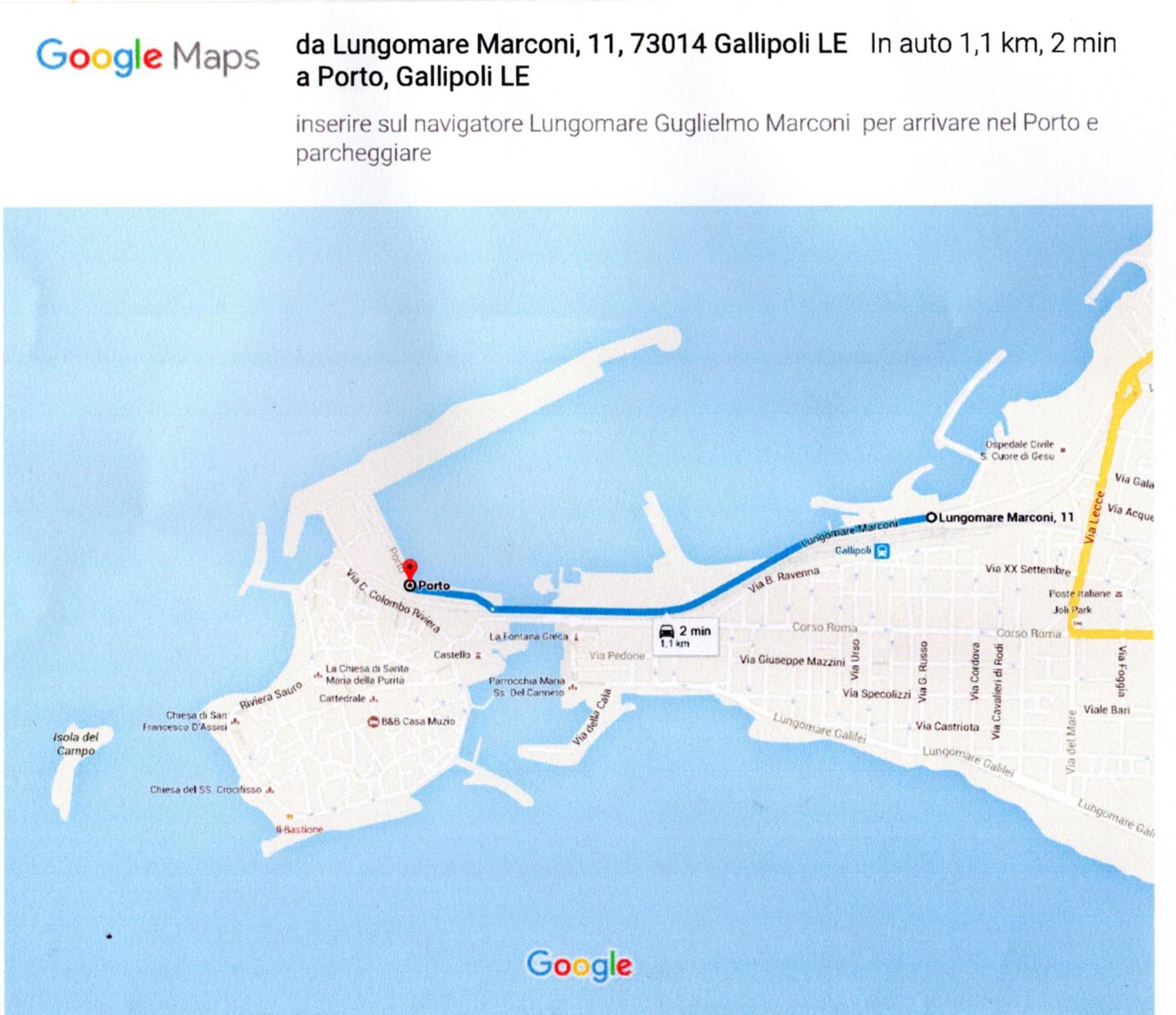 B&B Dimora Muzio And Restaurant Gallipoli Ngoại thất bức ảnh